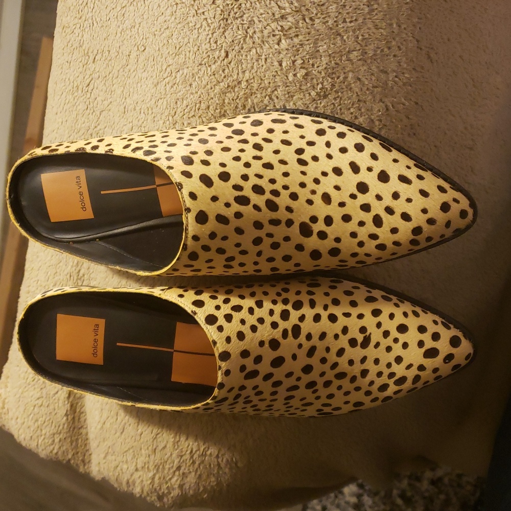 Leopard Print Mules - Picture 4 of 6